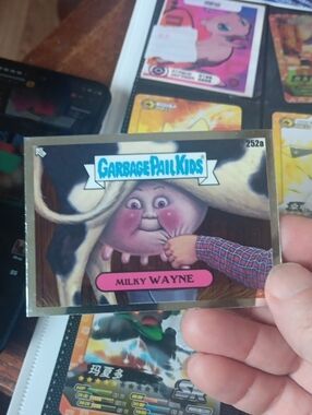 Garbage Pail Kids Milky Wayne Trading Card - Pink